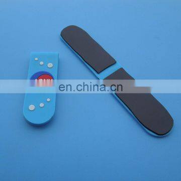 ASNY company logo soft pvc magnetic bookmark