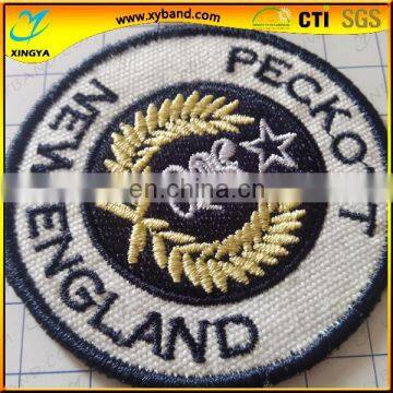 round embroidery promotional custom badges