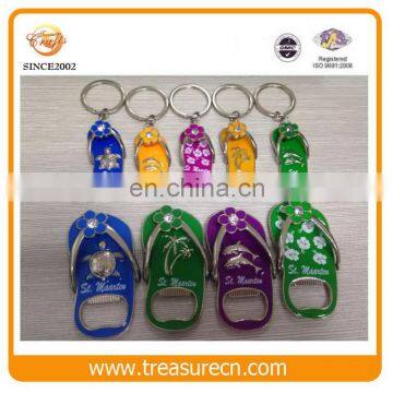 Funny Tourism Flip Flop Bottle Opener With Soft Enamel