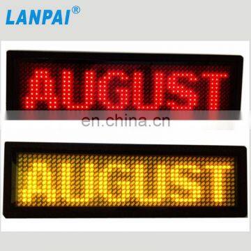 (Direct Manufacturer) USB Rechargeable LED Famous Brand Name Badge, Led Name Card for Worker/Show/shop/waiter/waitress UAE photo-2