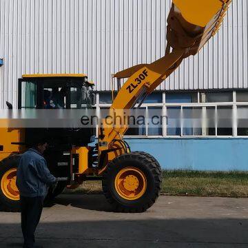 chinese 4 wheel drive mini 3 ton wheel loader for agricultural