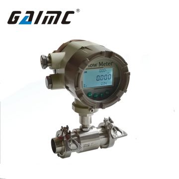 GTF400 Food grade sanitary turbine liquid milk beer flowmeter