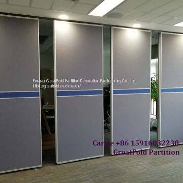 high quality aluminum folding pvc door partition for multifunction room