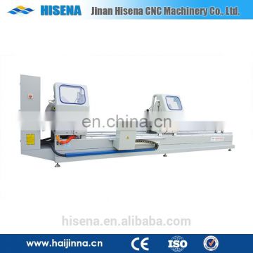 windows and door aluminum double head cutting windows machine