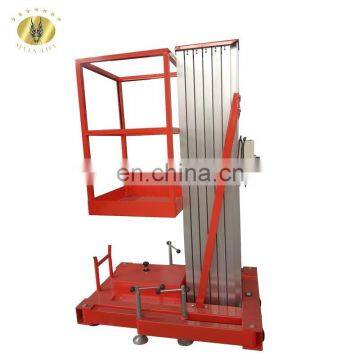 7LSJLI Jinan SevenLift 8m personal portable hydraulic single person man automatic electric lift