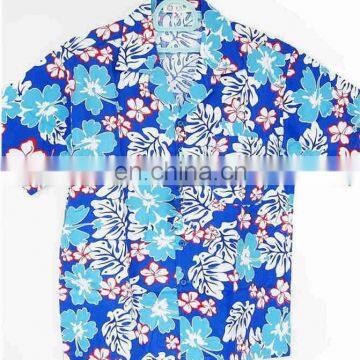 hawaii beach shirts 100% cotton for holiday