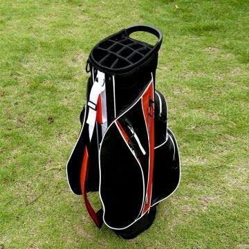 Black and Red Color Polyester Material 11way Golf Cart Bag photo-3