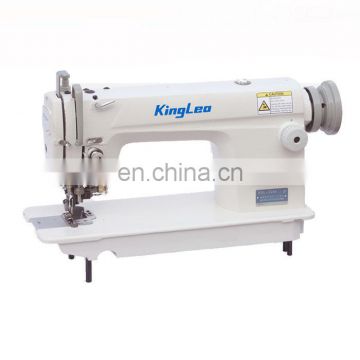 Single needle lockstitch industrial sewing machine with edge trimmer cutter