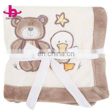 Home Textile,New Born Baby Gift 100%Polyester Baby Muslin Swaddle Coral Fleece Blanket Wholesale photo-5
