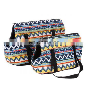 Retro Outdoor Head Free side carrier Pet Dog Shoulder Bag Tote With Long Handles