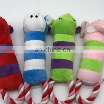 Animals cartoon dog toys stuffed squeaking pet plush toys stuffed animal for dog