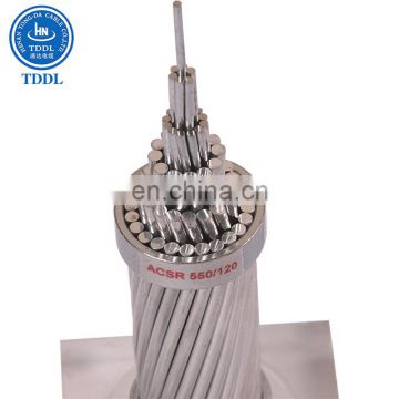 TDDL Aluminum Conductor ACSR Transmission cable bare overhead conductor drake   with ASTM