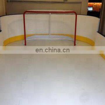 PE Material Synthetic Ice Rinks Hockey Boards Ice Rink Barrier / Indoor Soccer Walls for Sale