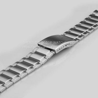 FEATURES OF WS018 FINE STAINLESS-STEEL WATCH BRACELET IN SILVER FINISH photo-2