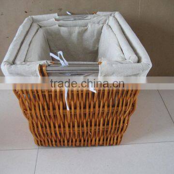 rectangular wicker laundry basket