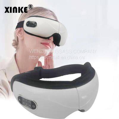 Wireless Air Pressure Vibration Digital eye massager vibration magnetic acupuncture therapy Relief Heat Compress eye mask