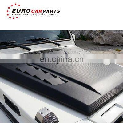Engine Hoods W463 Gclass G500 G550 G350d FRP Material Bonnets WD Style Scoop Bonnet 1990-2018y Car Hood Bonnet