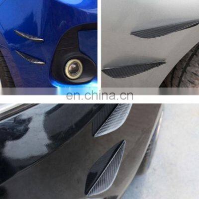 HOT Sale New Universal Fit Front Bumper Lip Splitter Fins Body Spoiler photo-3