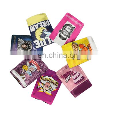 Hot Sale COOKIE California SF 8th 3.5g Mylar Zipper Flower Bags Small Size with Hologram Stickers