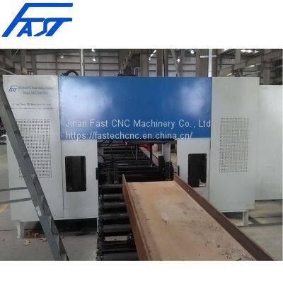 1200 FASTCNC Steel Structure H Beam High Speed CNC Channel Steel Drilling Machine photo-2