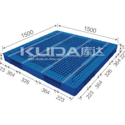 automatic pallet warehouse of china manufacturer 1515C WGSM PLASTIC PALLET（BUILT-IN STEEL TUBE）