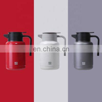 2021 New Design Stainless Steel Insulated Coffee Carafe with Handle Double Wall Hot Tea Coffee Pot