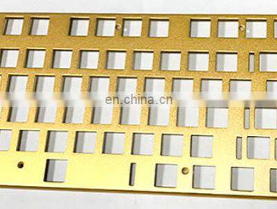 Anodizing Custom 61 78 104 Keys Carrying Mechanical Cnc Gaming Plastic Custom 65% 6061 6063 Aluminum Keyboard Case