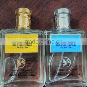 Long time sex spray for men perfume glass bottle