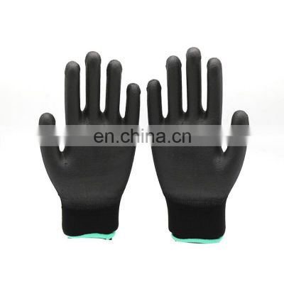 En388 4131 PU Coated Mechanical Work Gloves PU Coated Gloves for Light Industry