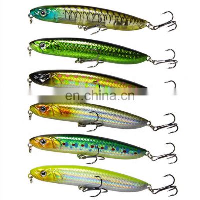 18g 9.5cm fishing lure wobblers hard bait  artificial bait  3d print sinking  stickbait pencil lure