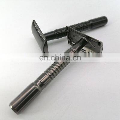 Classical Mens Shaving Metal Stainless Steel Single Blade Safety Razor photo-2