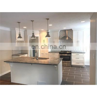 White color shaker door style modern kitchen cabinets designs for sale