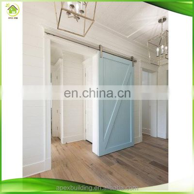 modern white color barn sliding door hardware for cabinets