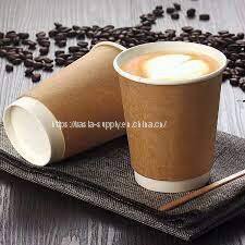Wholesale Disposable Takeaway Paper Coffee Cups with Lids For Sale
