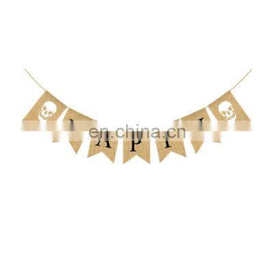 Linen Party Pumpkin Plant Ghost Cute Tabletop Outdoor Retro 2021 Halloween Decorations photo-5