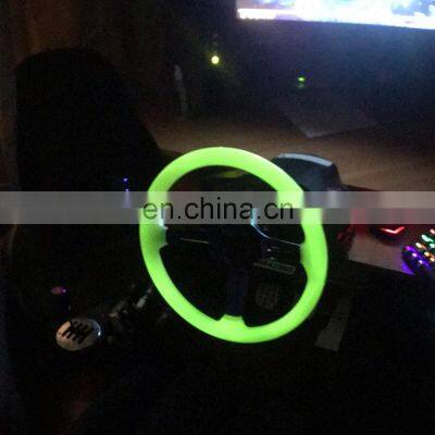AOSU 350mm 14 Inch 70MM Deep Universal Acrylic Racing Drift Modified Luminous Glow Steering Wheel