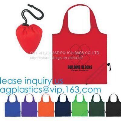 Portable Gym Shoes Cheap Sports Small Polyester Drawstring Bag,Customized Polyester Customized Cheap Folding Shopping Bag photo-5