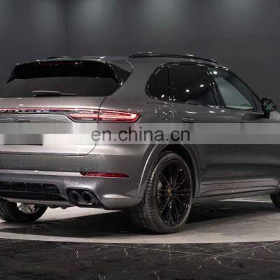 Runde For 18-21 Porsche Cayenne Upgrade Sports Body Kit Front Rear Bumper Wheel Eyebrow Front Lip Rear Diffuser Spoiler photo-5