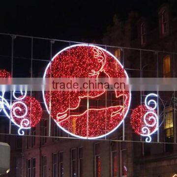 2015 outdoor christmas decorative light on street