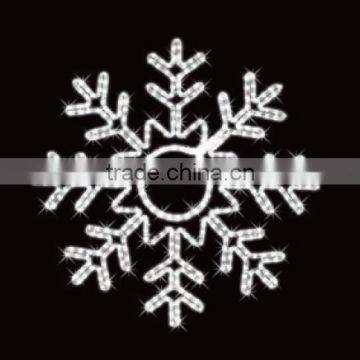 2015 rope light christmas snowflake decoration 60cm