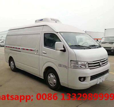 FOTON G9 LHD gasoline engine refrigerated minivan bus for pharmaceutical products transportation for sale
