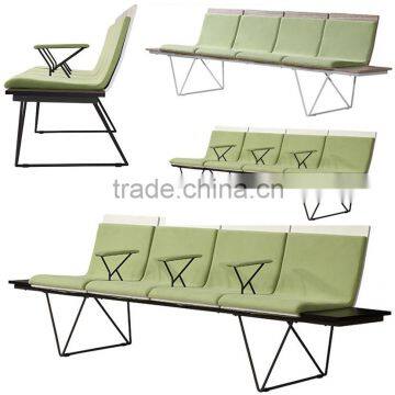 Good Price Europe Patented Indoor Public Waiting Chair Seating Benches for Airport Salon Bus Station Hospitable H63D-M photo-5