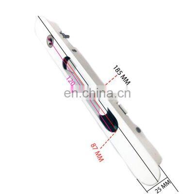 Aluminum Accessories Sliding Door and Window Latch Lock Crescent Lock Sliding Window Lock With Keys photo-5