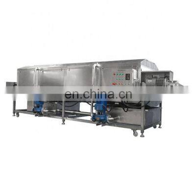 CE Automatic Herb Fruit Washer Bubble Cleaning Vegetable Machine Shrimp Bubble Washing Machine With Top Water Spraying