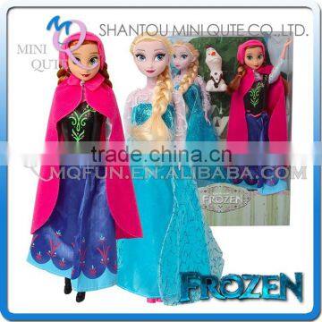 Mini Qute wholesale 3 in 1 with olaf movable joints Plastic cartoon Frozen doll frozen princess anna & elsa girls children toys