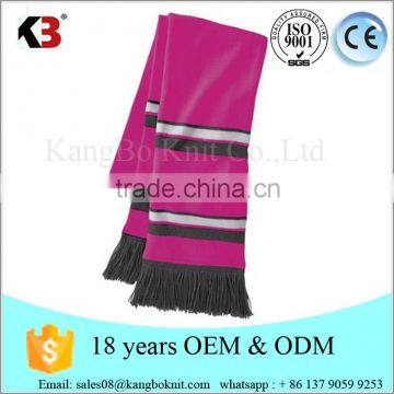 Custom design fashion personalized cotton jacquard infinity knitting pattern scarf