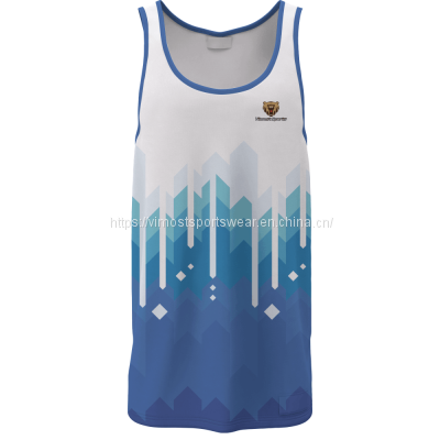 2023 fashionable hot custom sublimated basketball jersey with round neck