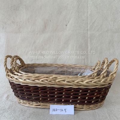 Large Wicker Baskets Weave Wicker for Planting Flower Pot