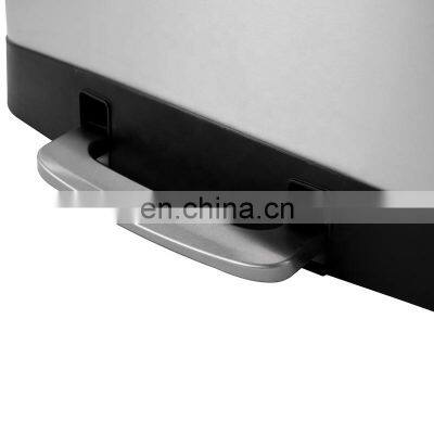 Commercial Indoor Plastic PP Inner Bucket Kitchen Garbage Pedal Trash Cans 13 Gallon Waste Bin Foot Pedal Dustbin 500pcs