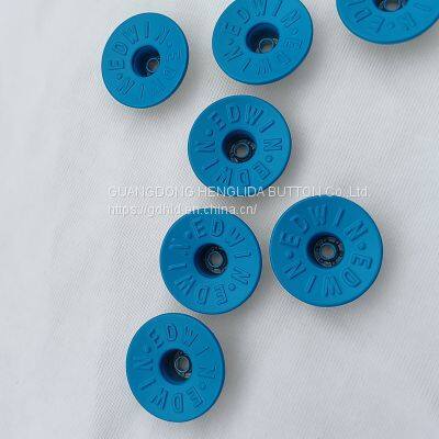 2023 Customized wholesale brass H-shaped button jeans buttons for jeans clothing